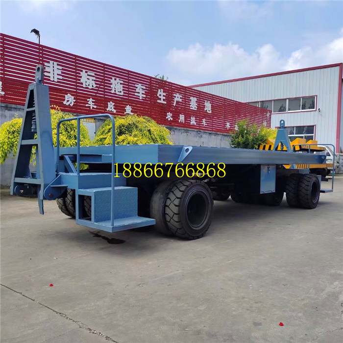 69久久精品无码一区二区 50吨双向牵引联动转向重型平板拖车